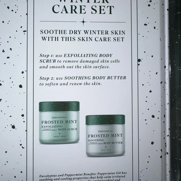 Frosted Mint Exfoliating Body Scrub & Butter Set - Green - Picture 2 of 3